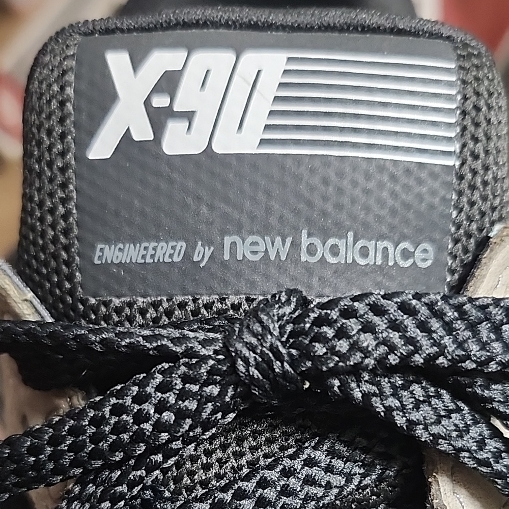 New Balance X-90 Black and Gray Sneakers
